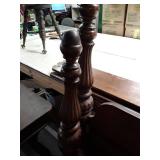 Antique Bed Frame with Coner Posts