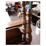 Antique Bed Frame with Coner Posts