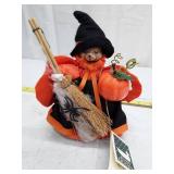 Just Ducky Orange Plush Pumpkin Decorative Accent