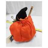 Just Ducky Orange Plush Pumpkin Decorative Accent