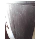 Antique Three-Door Mahogany Display Cabinet