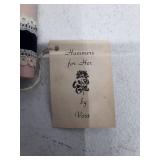 Vintage Hand-Painted Floral Hammer by Voss