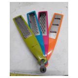 4-Piece Colorful Grater Set