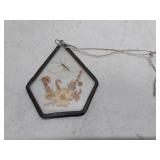 Hexagonal Pressed Flower Wall Hanging