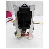 Vintage Decorative Bear and Bunny Clock, missing pedulem.