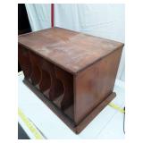 Vintage Wooden Desktop File Organizer