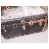 Vintage Industrial Steamer Trunk