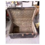 Vintage Industrial Steamer Trunk