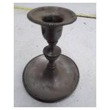 Vintage Pewter Candlestick with Maker