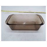 Vintage Pyrex Smoke Glass Baking Dish