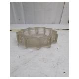 Vintage Frosted Glass Ashtray