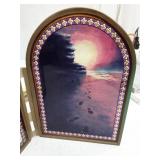 Footprints in the Sand Decorative Religious Plaque