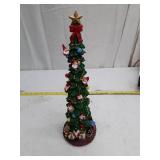 16\" Lighted Musical Christmas Tree with Gnomes