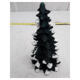 Vintage Snow-Capped Ceramic Christmas Tree