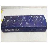 Vintage Claudia Crystal Wine Glasses Set - Czechoslovakia - Style Varies