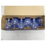 Vintage Claudia Crystal Wine Glasses Set - Czechoslovakia - Style Varies