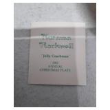 1982 Norman Rockwell Gorham Christmas Plate - Jolly Coachman