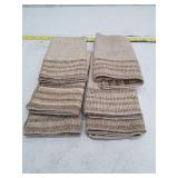 Rustic Striped Linen Napkin Set
