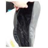 Black Leather Tennis Racquet Bag