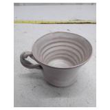 Handmade Studio Pottery Cup with Twisted Handle