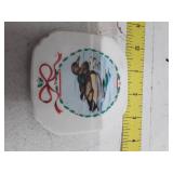 Vintage Christmas Duck Decorative Plate