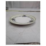 Vintage Bavaria Porcelain Plate with Purple Floral Design