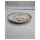 Vintage Japanese Hand-Painted Floral Plate