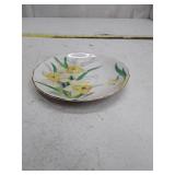 Vintage Kasuga Ware Daffodil Plates
