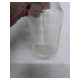 Vintage Clear Glass Carafe or Vase