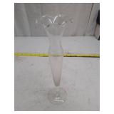 Vintage Clear Glass Champagne Flute