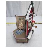 Vintage Christmas Eve Musical House Display