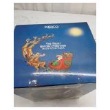 Vintage Christmas Eve Musical House Display