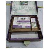 Vintage Religious Stationery Set with Bible Verse