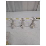 Renaissance Angels Porcelain Candle Holders Set
