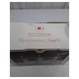 Renaissance Angels Porcelain Candle Holders Set