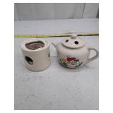 Vintage Enesco Christmas Tea Light Holder