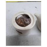 Vintage Enesco Christmas Tea Light Holder