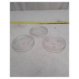 Lillian Vernon Glass Coasters Set