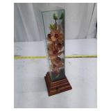 Musical Anniversary Waltz Glass Orchid Display