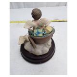 Vintage Schmid Musical Cherub Figurine