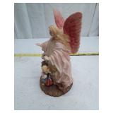 Vintage Guardian Angel Figurine with Children