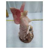 Vintage Guardian Angel Figurine with Children