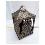 Vintage Style Cast Iron Caroler Lantern