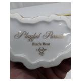 Lenox Playful Pursuit Black Bear Figurine 1994