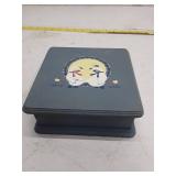 Decorative Wooden Jewelry Box with Geese Design