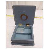 Decorative Wooden Jewelry Box with Geese Design