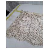 Handmade Cotton Crochet Lace Doily - 15" x 54"