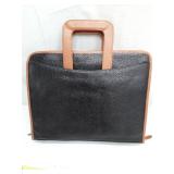 Time Planner A180 Brown Leather Portfolio Organizer