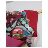 Bag full of Christmas Holiday Gift Wrapping Supplies Lot