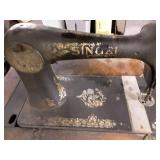 Antique Singer Sewing Machine, foot Powered, no belt